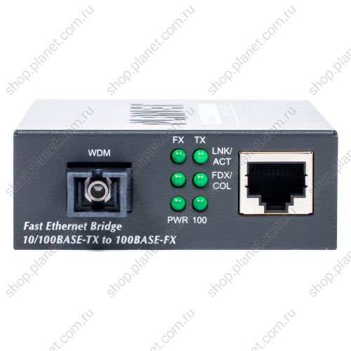 Медиаконвертер с SC портом 100 Мб/с, TX 1550, RX 1310, WDM, 20 км, одномод, RJ-45 10/100 Мб/с FT-806B20 фото 2