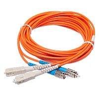 FC-SC патч-корд многомодовый 50/125 3м (Duplex) FPK-FC-SC-mm-dp-3