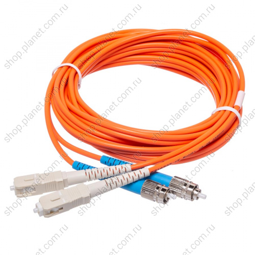 FC-SC патч-корд многомодовый 50/125 3м (Duplex) FPK-FC-SC-mm-dp-3