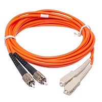 FC-SC патч-корд многомодовый 50/125 2м (Duplex) FPK-FC-SC-mm-dp-2