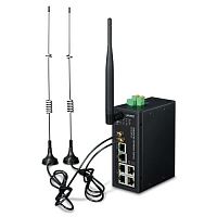 Шлюз промышленный совый беспроводной 4G/LTE 2 порта SIM,WiFi IEEE 802.11 b/g/n/ac 2.4G/5G, 5 портов RJ45 10/100/1000 Мб/с   ICG-2510W-LTE-EU