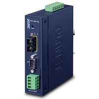 Промышленный сервер последовательных устройств 1 порт RS232/RS422/RS485 + 1 порт Duplex SC Planet