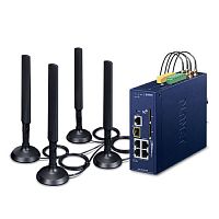 Шлюз промышленный сотовый 5G 2 порта SIM, 1 порт SFP 1000 Мбс , 4 порта RJ45 10/100/1000 Мб/с  ICG-2515F-NR