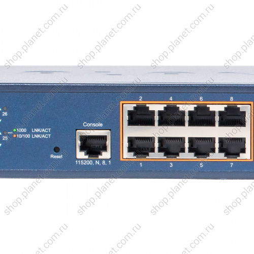 FGSW-2624HPS4 Управляемый PoE коммутатор 2-го уровня 24 порта 100Мбит/с 2 комбо порта TP/SFP 1Гб/с фото 3