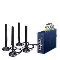 Шлюз промышленный сотвый  5G 2 порта SIM, 5 портов RJ45 10/100/1000 Мб/с     ICG-2515-NR