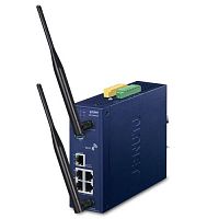 Промышленная беспроводная Wi-Fi 802.11ax точка доступа с 5 портами 1Гб/с Planet