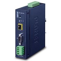 Промышленный сервер последовательных устройств 1 порт RS232/RS422/RS485 + 1 слот SFP Planet