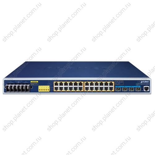 Коммутатор промышленный управляемый L3, PoE++ 24 порта RJ45 10/100/1000 Мб/с, 4 слота SFP+ 10G фото 3 IGS-6325-24UP4X Коммутатор промышленный управляемый L3, PoE++ 24 порта RJ45 10/100/1000 Мб/с, 4 слота SFP+ 10G фото 3