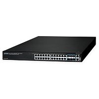 SGS-6341-24T6X Управляемый L3 стекируемый коммутатор 24 порта 10/100/1000 Мб/с, 6 слотов SFP+ 10 Гб/с