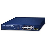 GS-5220-8P2T2S Коммутатор управляемый L2+, РоЕ 8 портов RJ45 10/100/1000 Мб/с, 2 комбо порта RJ-45/SFP 100/1000 Мб/с