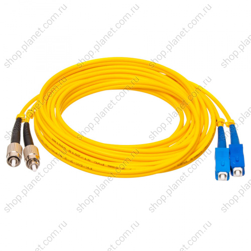FC-SC патч-корд одномодовый 3м (Duplex) FPK-FC-SC-sm-dp-3