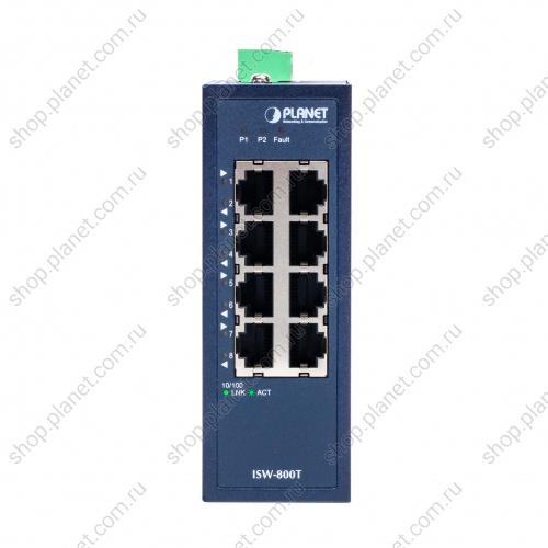 ISW-800T Промышленный коммутатор 8 портов 100Мбит/с фото 2