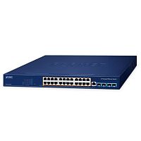 GS-6311-24PL4X Коммутатор управляемый L3, PoE 4 порта SFP+ 10G, 24 порта RJ45 10/100/1000 Мб/с