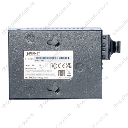 Медиаконвертер с SC duplex портом 1000 Мб/с, 850 нм, 550 м, многомод, RJ45 10/100/1000 Мб/с GT-802 фото 3