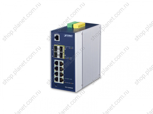 IGS-12040MT Коммутатор промышленный управляемый L2+, 8 портов RJ45 10/100/1000 Мб/с, 2порта SFP 100/1000 Мб/с, 2 порта SFP 100/1000/2.5G фото 8